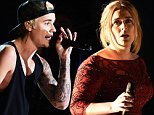 Adele and Justin Bieber’s Grammys performances marred by sound difficulties