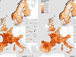 Europe death maps reveals Scandinavians and Brits die sooner than the Spanish