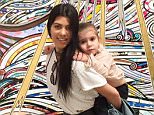 Kourtney Kardashian takes daughter Penelope to the Broad Museum in Los Angeles