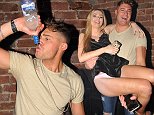 CBB winner Scotty T swills vodka and lets loose as he meets a gaggle of gorgeous ladies at Liverpool nightclub