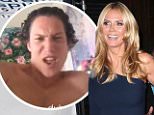 Heidi Klum films shirtless beau Vito Schnabel as he lip syncs Mariah Carey song in bed 