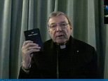Cardinal George Pell prepares to give evidence in Rome via videolink to child abuse royal commission