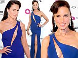 Andie MacDowell is breathtaking in blue dress at Elton John's Oscars party