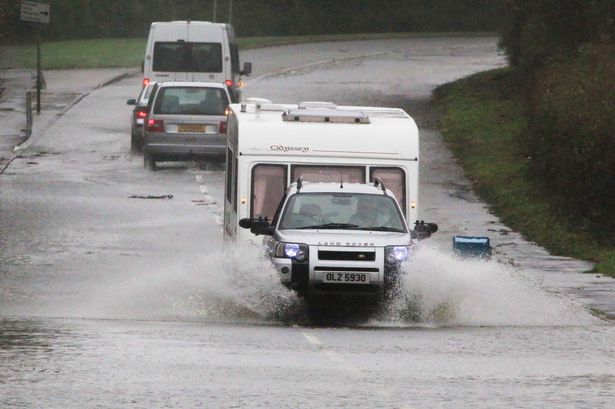 North Wales flood warnings in place as downpour hits region