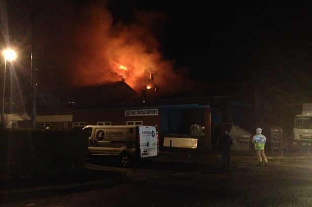 'Ferocious' fire at Llandudno Junction laundry building