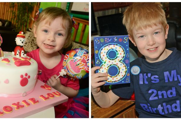 North Wales leap year birthday youngsters celebrate first and second birthdays