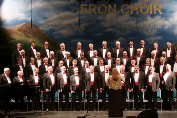 Froncysyllte Male Voice Choir in St David's Day concert