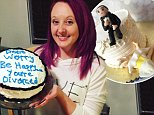 Divorced men and women are having divorce cakes made to celebrate the end of their marriage