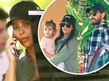 Kourtney Kardashian and Scott Disick grab coffee with their children in LA