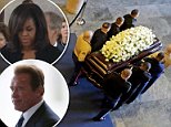 Mourners arrive for Nancy Reagan's funeral at her late husband's presidential library