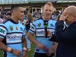 Cronulla Sharks NRL stars Luke Lewis and Valentine Holmes admit they don't know the words to the team song  