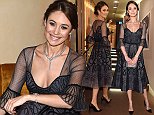 Olga Kurylenko teases her cleavage in sultry low-cut gown as she steals the spotlight at decadent Bvlgari bash