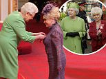 Barbara Windsor receives her damehood from Queen Elizabeth