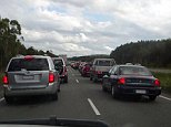 The holiday is over! Thousands stuck in heavy traffic across Australia as Easter long weekend comes to an end 