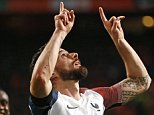 Holland 2-3 France: Antoine Griezmann, Olivier Giroud and Blaise Matuidi on target as Les Bleus edge friendly win after emotional tributes to Dutch legend Johan Cruyff in Amsterdam