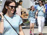 Jennifer Garner treats herself to mommy and me day at the nail salon with daughter Violet