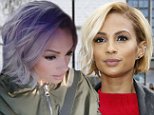 Alesha Dixon debuts a fresh lilac hair hue for spring as she prepares to shoot a new music video