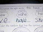 Little girl hilariously answers test question with a swear word