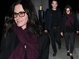 Courteney Cox and former fiancé Johnny McDaid enjoy a dinner date