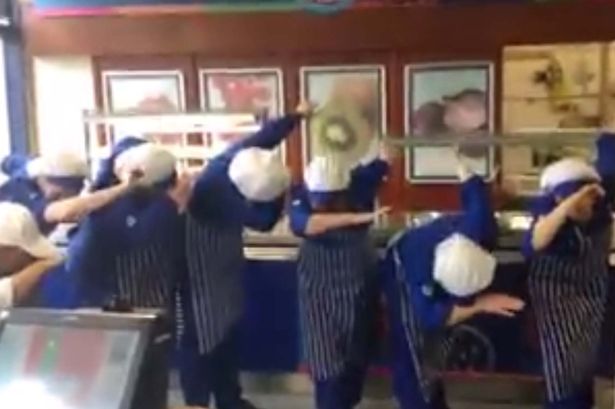 Take a look at Ysgol Glan Clwyd staff perfecting Jason Derulo dance move