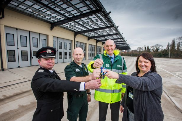 New £15m Wrexham fire and ambulance station completed