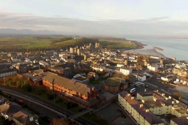 Aerial footage captures Caernarfon and Menai Strait in all its glory