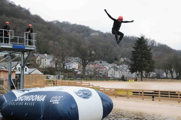 Surf Snowdonia's new catapult 'blob' and obstacle course set to open this weekend