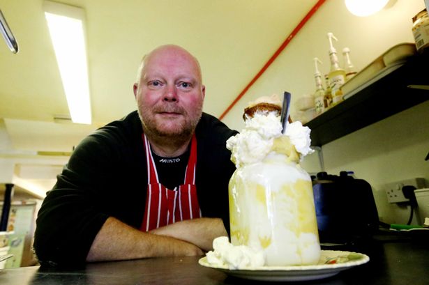 Watch as Bangor Freak Shakes creator stirs up his marvellous creations