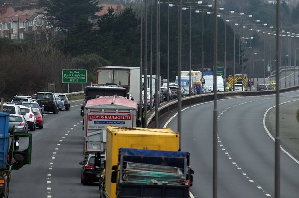 A55 roadworks CANCELLED after chemical spill causes traffic chaos