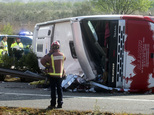 Briton injured in spain bus crash describes trying to crawl from fatal accident