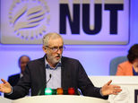 Jeremy corbyn receives standing ovation at national union of teachers conference