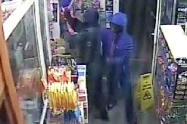 CCTV captures terrifying attempted robbery at Abergele shop