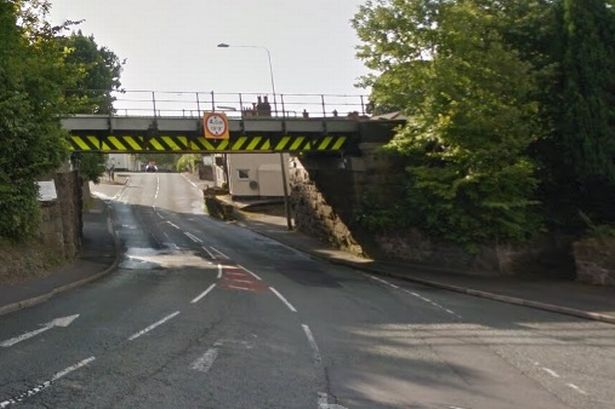 Tailbacks after lorry collides with bridge in Cefn-Y-Bedd