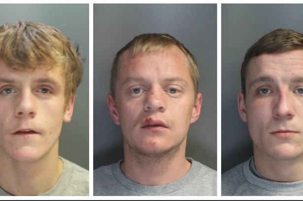 Three Wrexham men hunted by North Wales Police
