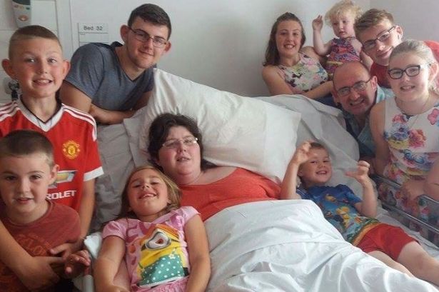 Friends of Rhyl mum-of-10 struck by stroke hope to bring her home after year in hospital