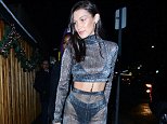 Model behaviour! Bella Hadid reveals underwear in sheer outfit while Kendall Jenner slinks around in negligee to party up a storm on NYE 