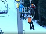 90 Slovakian Skiers stranded for more than 3 hours after their chair lift breaks down  