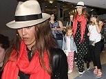 Jessica Alba returns to Los Angeles with cute daughters Honor and Haven