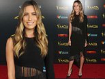 Renee Bargh wows at the AACTA International Awards in sexy cut-out dress showing off her midriff and toned figure