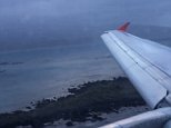 Moment a Jetstar pilot attempts to land in Wellington