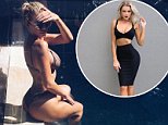 Skye Wheatley flaunts her posterior in a tiny g-string