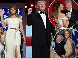 President Trump has his first dance with Melania
