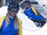 Josie Gibson takes ANOTHER tumble during The Jump training