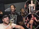 A$AP Rocky blows £10k on champagne in a London club
