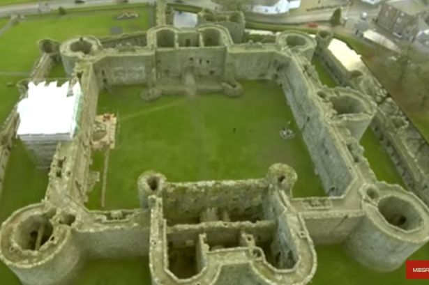 Watch drone footage of magnificent Beaumaris Castle