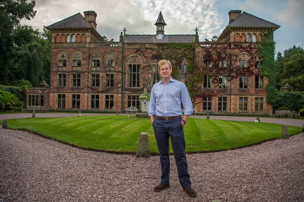 Great-grandson of final residents of Flintshire's Downton Abbey-style mansion returns home
