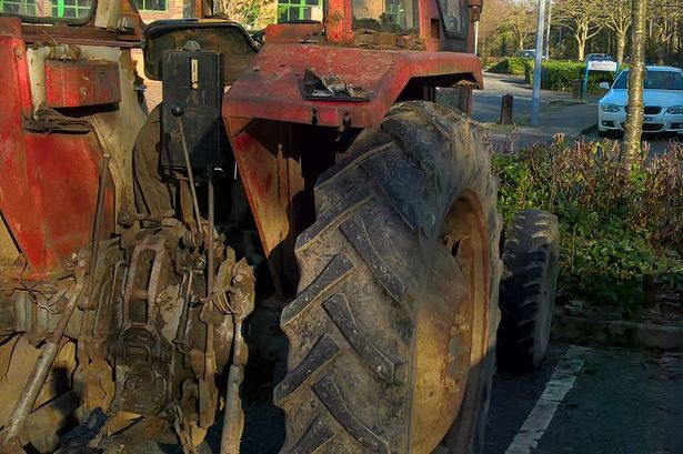 'Dangerous' tractor stopped on A55 is banned from the road