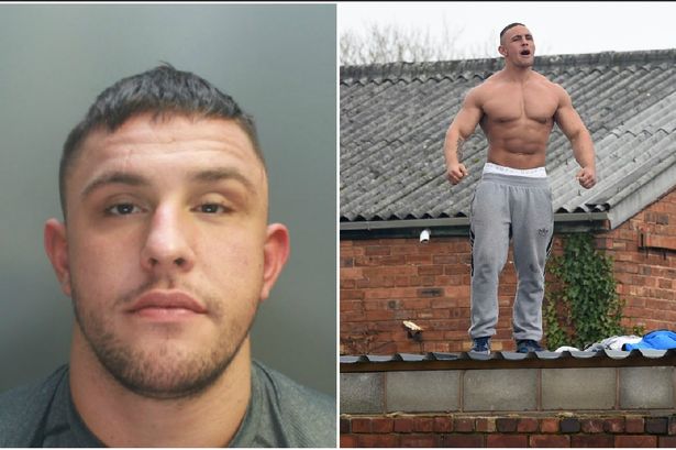 Wrexham strongman in police stand-off wanted on recall to prison