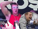 Rob Gronkowski drinks and dances at all-night party