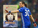 Chelsea monitoring David Luiz's knee injury
